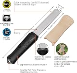 Sharpal 127N Dual-Grit Diamond Sharpening Stone with Leather Strop 325/1200 view 2