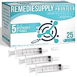25 PCs, 5 ml Syringes for Liquid – Individually