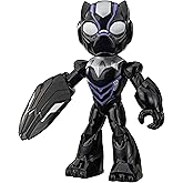 IRON MAN AND HIS AWESOME FRIENDS Marvel Supersized Black Panther Action Figure, 9-Inch (22.8 CM) Super Hero Toys for Kids, Ages 3+