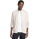 Michael Kors Mens Textured Full Zip Sweater