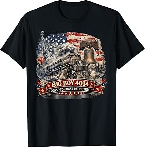 Big Boy 4014 Vintage Steam Locomotive T-Shirt