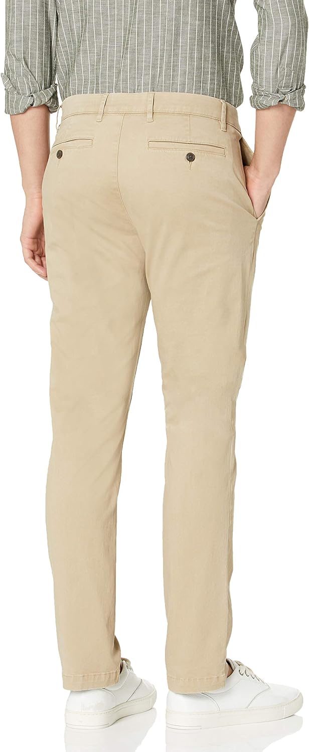  Brand - Goodthreads Men's "The Perfect Chino Pant " Slim-Fit Washed Comfort Stretch: Clothing