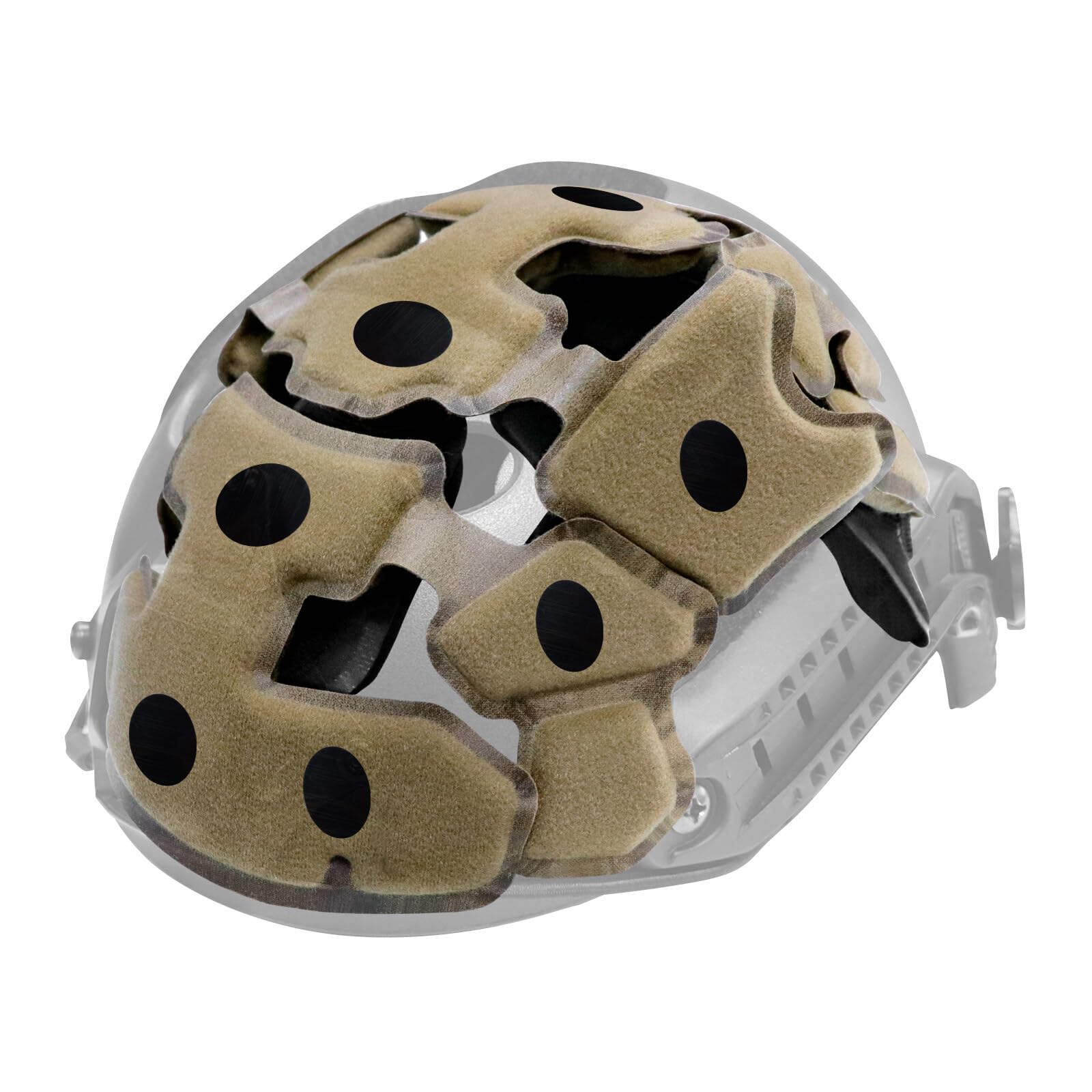 Yzpacc Tactical Helmet Padding Kit, Universal Replacement Helmet Internal Memory Foam Padding Kit Protective Mat for ACH MICH FMA EXF Cycle Bicycle Motorcycle