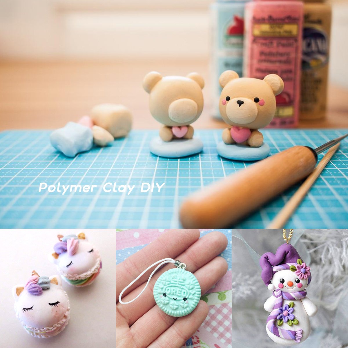 LOYOU Polymer Clay, 26 Colours Oven Bake Clay with Bright Color Soft DIY Clay Set with 5 Tools and 40 Accessories, Moulding Clay Toy Best Gift for Kids