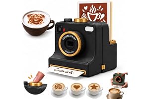 3D Printed Coffee Printer Latte Art Camera, Manual One-Click Coffee Powder Print