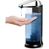 Secura 17oz Automatic Liquid Soap Dispenser, Touchless Battery Operated Hand Soap Dispenser with Adjustable Soap Dispensing V