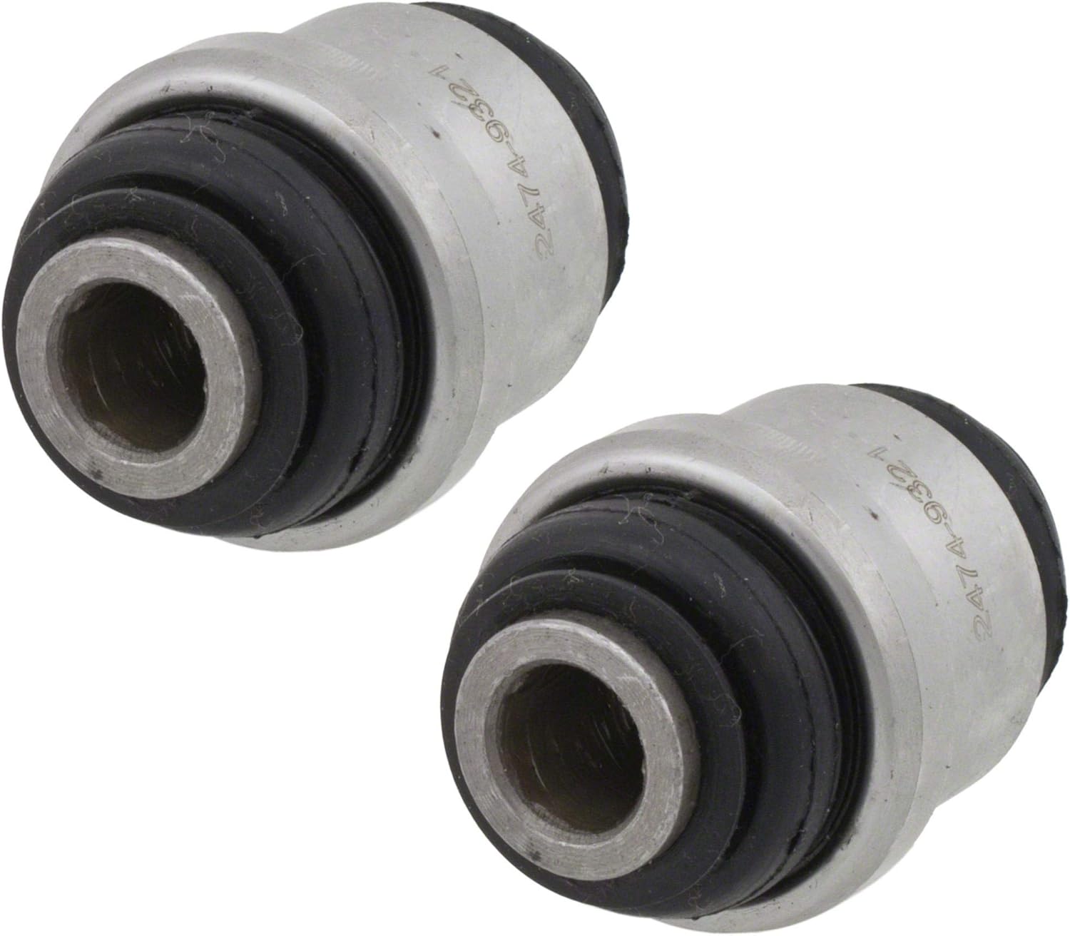 Pair Set 2 Rear at Knuckle Upper Control Arm Bushings for