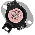 PartsBroz 8557403 WP8557403 Dryer High Limit Thermostat - Compatible With Whirlpool Maytag Kenmore Amana Dryer - Replaces AP6