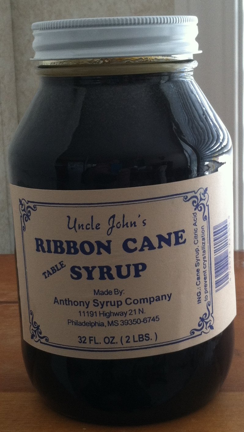 Uncle Johns Ribbon Cane Table Syrup in a Metal 39 Ozs Can