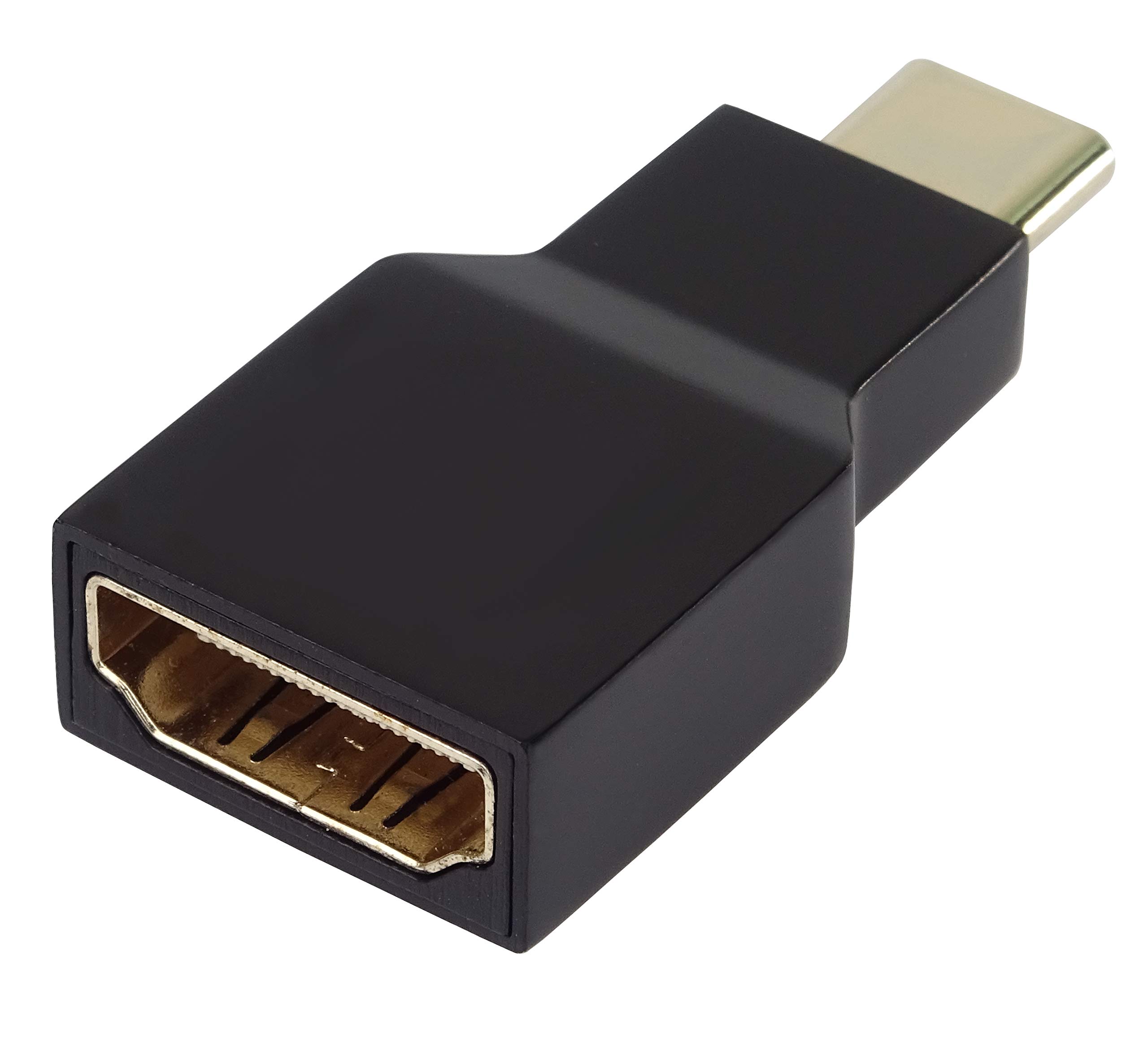 PremiumCord USB-C to HDMI Converter, Resolution 4K 2160p Full HD 1080p, Gold Plated Connectors, Black