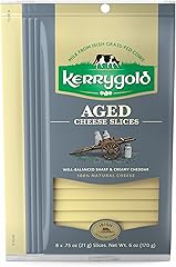 Kerrygold Grassfed Aged Irish Cheddar Slices, 6oz