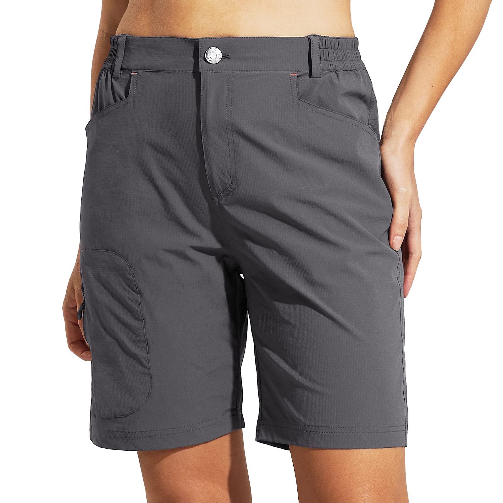 MIER Women's Quick Dry Stretchy Hiking Shorts