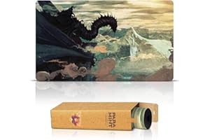 Paramint Witch King of Angmar (Stitched) - MTG Playmat by Anato Finnstark, LOTR Lord of The Rings - Compatible with Magic The Gathering Playmat - Play MTG, YuGiOh, TCG - Original Play Mat Art Designs