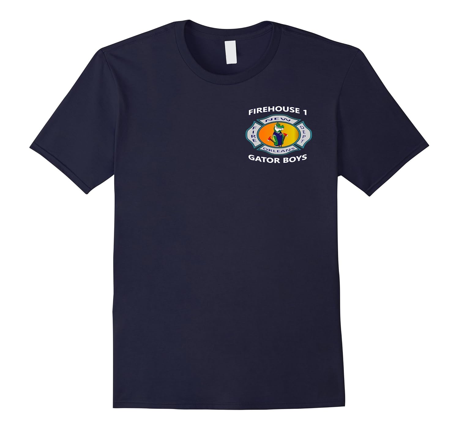 New Orleans Firehouse T-Shirt Front and Back Design-ANZ