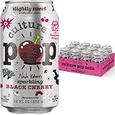 Culture Pop, Noah Kahan's Sparkling Black Cherry, 12 Fl Oz, 12-pk | No Stevia, No Refined Sugar, Live Probiotics, Organic Fruit Juice from Concentrate, Gluten Free, Non-GMO, Kosher, Whole30