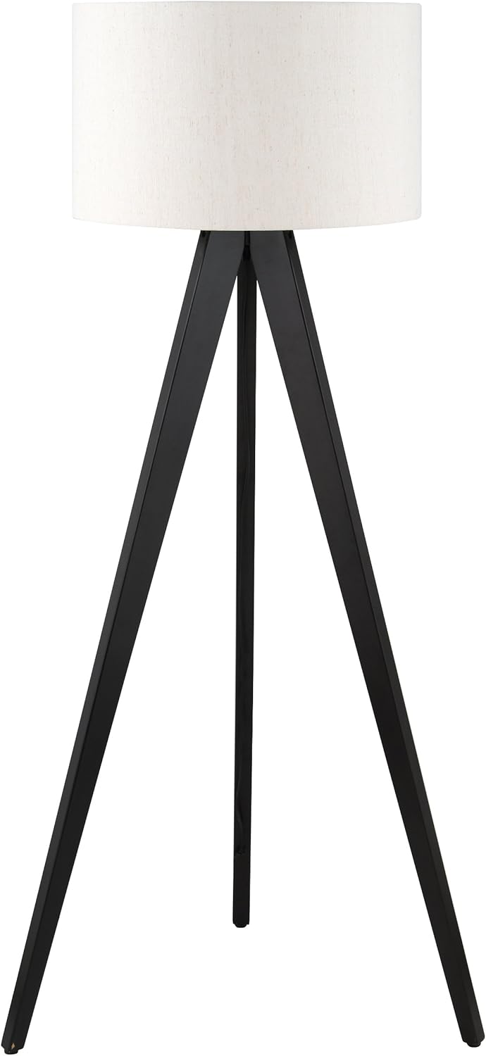 dark wood tripod table lamp