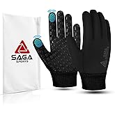 SAGA SPORTS Kids Winter Gloves – Warm Cold Weather Gloves for Boys & Girls – Touchscreen Compatible for Snow, Ski, Cycling