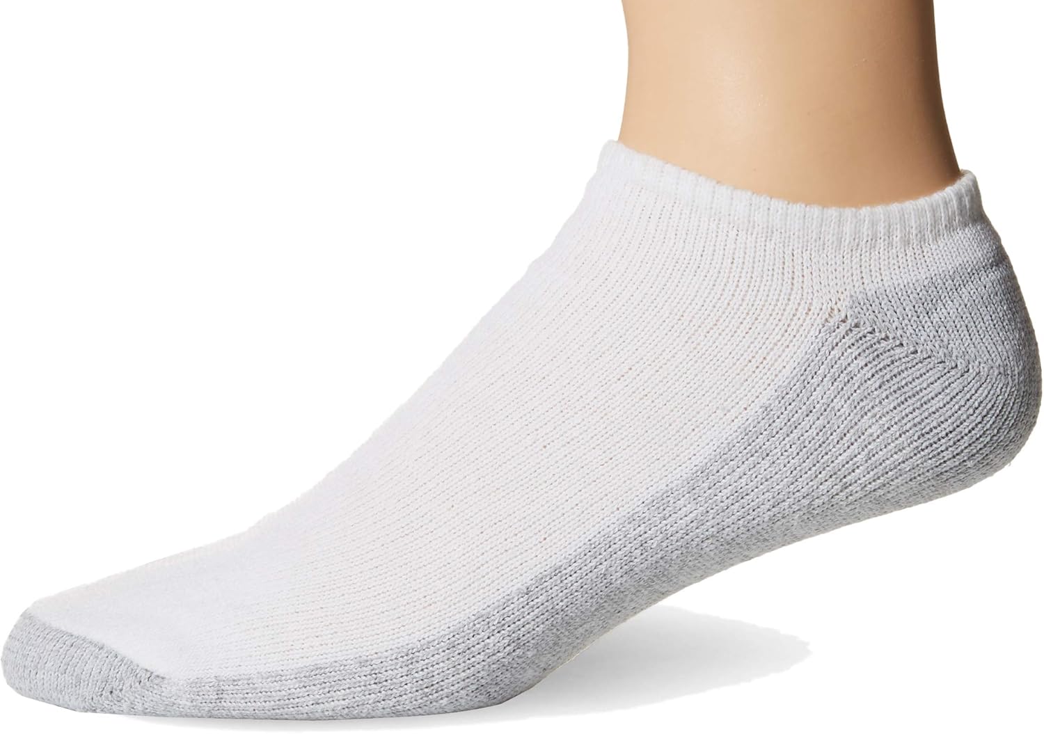Fruit of the Loom mens Ankle Quarter Socks (6 Pack) With Cushion and