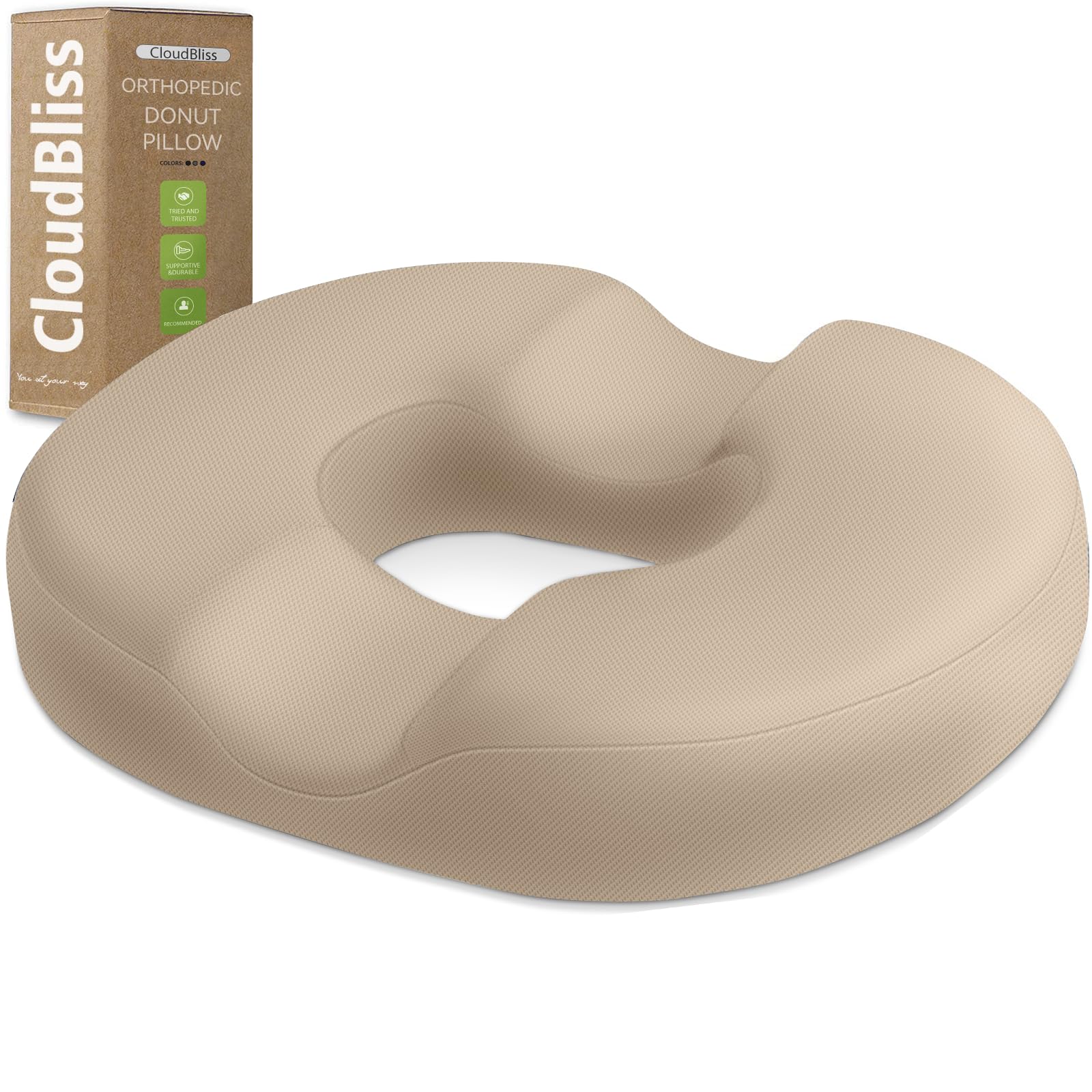 CloudBliss Donut Pillow Seat Cushion Chair Pad for