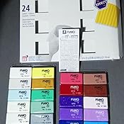 STAEDTLER 8013 C24-1 FIMO Effect ofenhärtende Modelliermasse (Set mit ...