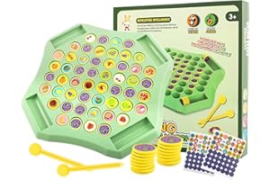Memory Matching Board Game – Interactive Educational Matching Gamee for Kids Adults – Concentration Memory Game for Preschool