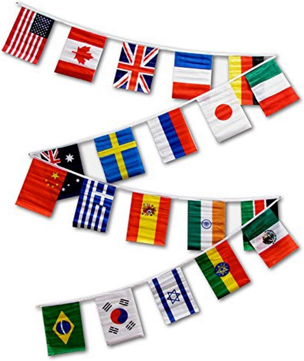 Amazon Com Quality Standard Flags String International Country