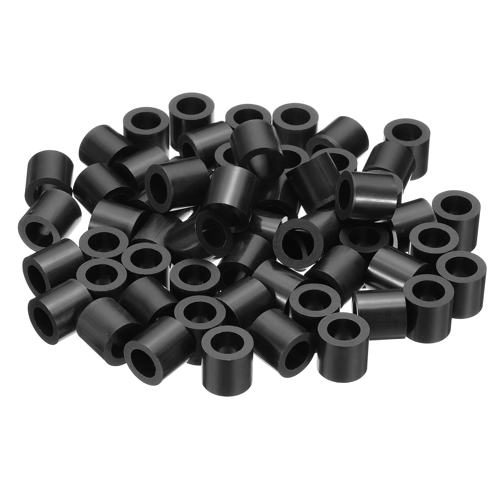 PATIKIL M10 Round Electrical Outlet ABS Spacers Washer, 60 Pcs 10.2mm ID, 16mm OD, 18mm Length Without Threaded,Switch and Receptacle Spacers Hardware for M10 Screws