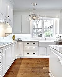 EAPUDUN 3-Light Farmhouse Semi Flush Mount Ceiling