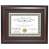 Creative Picture Frames 11x14-inch Mahogany Diploma