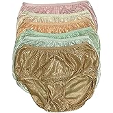 poppip Size 40-44 inches 4 pcs/set Thai Vintage Shining Sheer Nylon Panties Brief Underwear Adult man woman Comfort Loose Soft random color