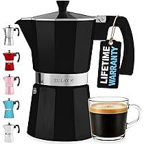 Zulay Moka Pot Espresso Stovetop Coffee Maker