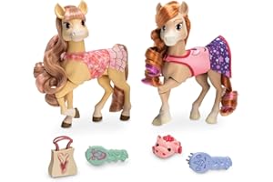 Wild Manes Horse Toys Bridget’s Ballet Horse Doll & Dreamer’s Slumber Party Horse Doll 2-Figure Pack