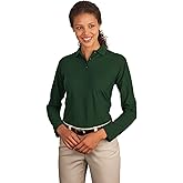 Port Authority Women's Long Sleeve Silk Touch Polo