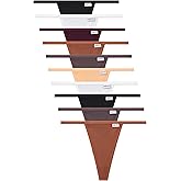 FINETOO 10 Pack G-String Thongs for Women Cotton Panties Stretch T-back Tangas Low Rise Hipster Underwear Sexy S-XL
