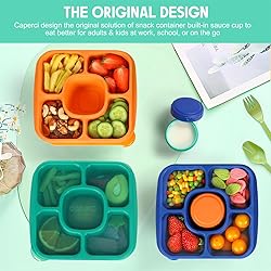 Caperci Original Lunchable Snack Containers for