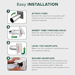 NO-PEST VENT, Exclusive Dual Door Dryer Vent Cover