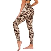 TNNZEET High Waisted Leggings for Women - No See Through Tummy Control Cycling Workout Yoga Pants with Pockets Reg & Plus