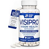 Eye Health Vitamins | Daily Vision Support - Lutein &amp; Zeaxanthin | 60 Caps | Advanced Eye Vitamins, Complete Eye Health, Vision Support, Macular Free Radical Defense Formula for Adults