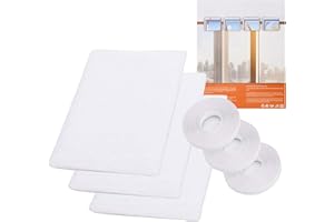 PHOGARY Window Screens Mosquito Net 3 Pack, [Upgrade] Fly Window Screen Mesh Bug Screen Insect Netting 1.3m x 1.5m Bee Mosqui