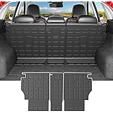 powoq Backrest Mat Compatible with 2017-2025 Mazda CX-5 Cargo Liner Back Seat Protector Replacement for 2017-2019 2020 2021 2022 2023 2024 2025 Mazda CX-5 Accessories(Fit 2017-2024, Rear Backrest Mat)
