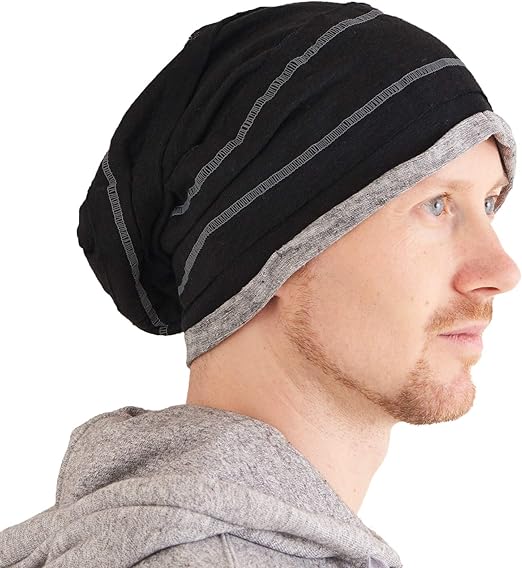 baggy knit hat