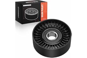 A-Premium Belt Idler Pulley Compatible with Chevrolet Camaro, Corvette & Ford & GMC & Volvo XC60, XC90, S60, XC70 & Asuna & G