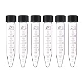 PATIKIL 20ml Centrifuge Tubes, 6 Pcs Glass