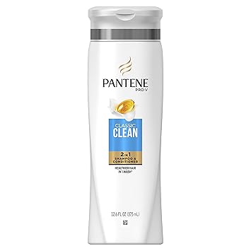 Pantene Classic Clean 2 in 1 Shampoo and Conditioner, 12.6 Fl Oz