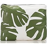ALOHA Collection Max Pouch, Lightweight, Packable, & Splash-Proof - Durable, Washable, & Reusable Makeup Pouch for Cosmetics, Pool, Beach & Travel, Easy to Clean & Sustainable Material
