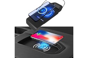 Xipoo Wireless Charger Compatible with 2019-2021 Chevy Silverado GMC Sierra Wireless Charger Tray 15W Fast Jump Seat Replacement for 19-21 Chevy Silverado Accessories