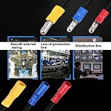 GLARKS 280pcs Assorted Insulated Quick Splice Bullet Connectors Male Female view 6
