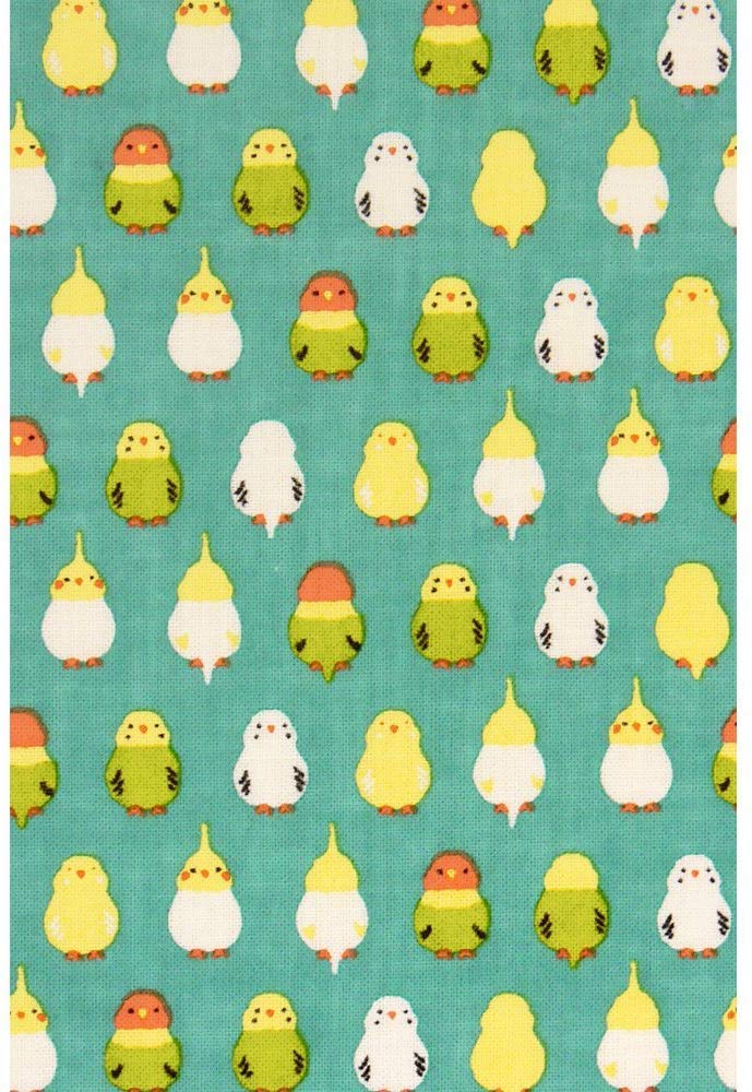 HAMAMONYO Tenugui 'Standing Parakeets'