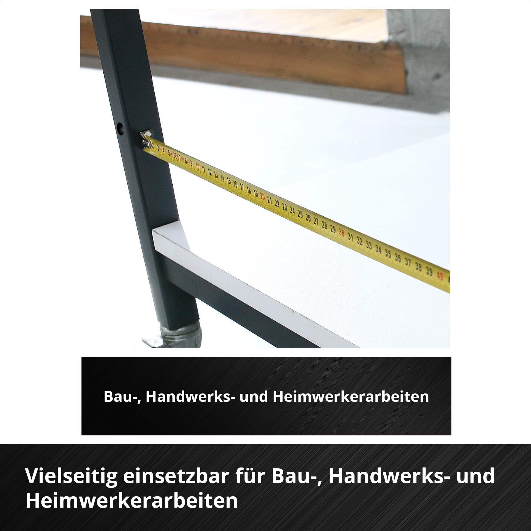 Original Einhell Bandmaß 5 m (Autolock, Nylonbeschichtung, Magnet-Endhaken, doppelseitige Skalierung, stoßfestes Gehäuse, vielseitiger Einsatz) 7