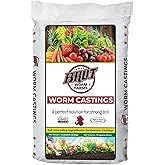 Brut Organic Worm Castings for Plants 12 LB – Natural Nutrients, Fertility Builder, Plant Food for Potting Soil and Garden Soil – Indoor and Outdoor Use